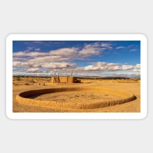 Painted Square Kiva Sticker